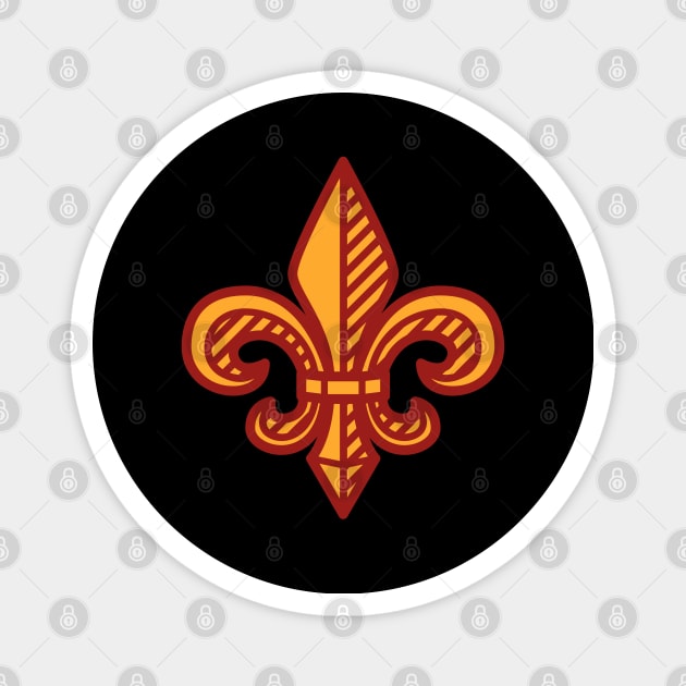 Fleur-de-lis Magnet by Scar